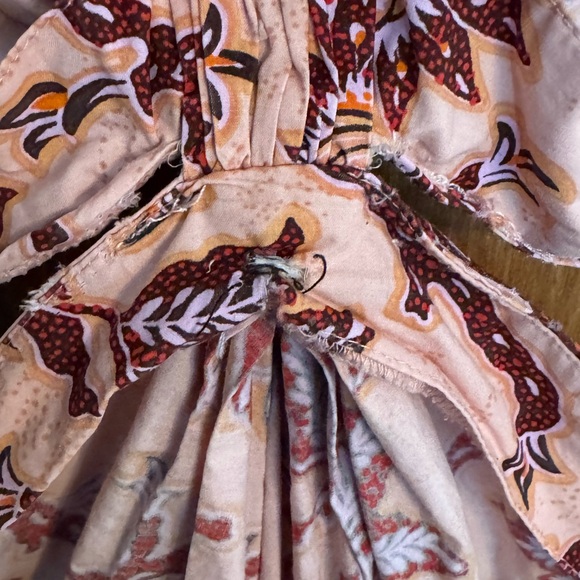 A.L.C Alexandria Gathered Cut Out Floral Dress - Picture 8 of 8